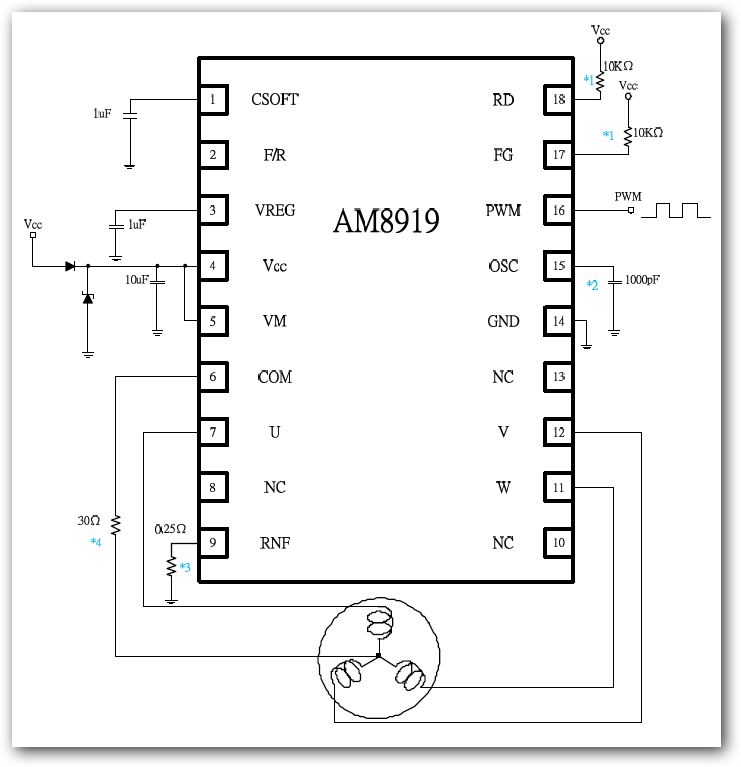 AM8919 - AM8919 12V - AMtek SEMICONDUCTORS